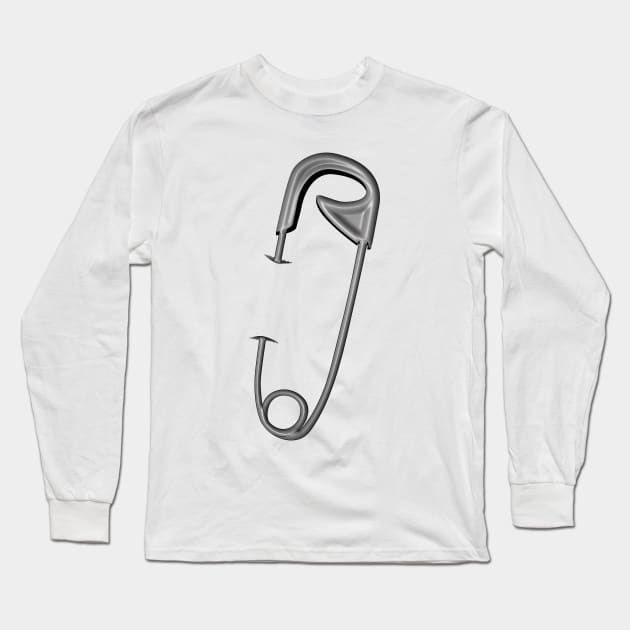 Safety Pin Gear to Support Minorities Long Sleeve T-Shirt by lakeeffectselects